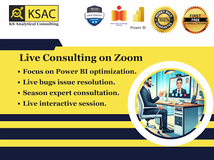 Live Power BI Consulting: Guaranteed Results With Expert