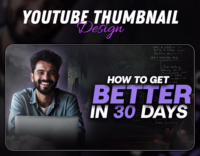 YouTube Thumbnail Design.