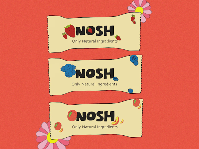 Nosh - Protein shake & Bar | Brand Identity 