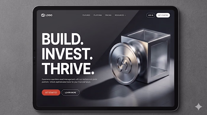 Website HERO Section 3D 🚀