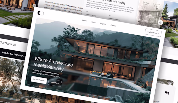 Immersive Architectural Website Design