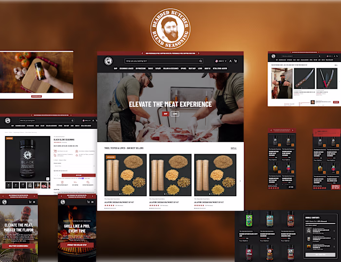 Bearded Butchers Full eCommerce Website Revamp