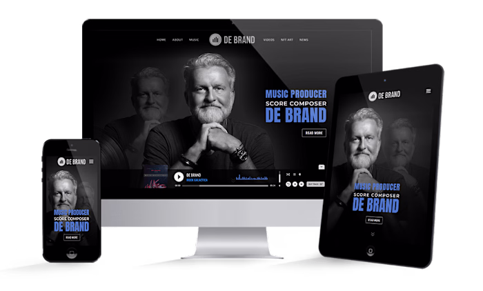 WordPress Website "Music Artist"