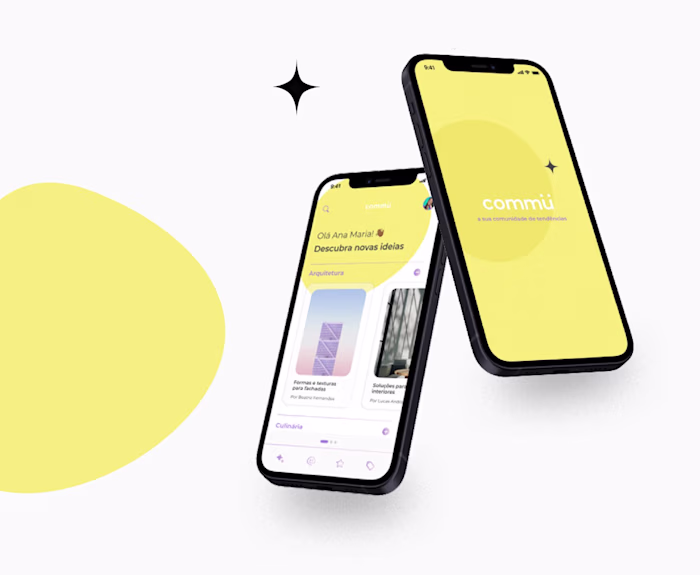 commu, mobile app | UX + UI 
