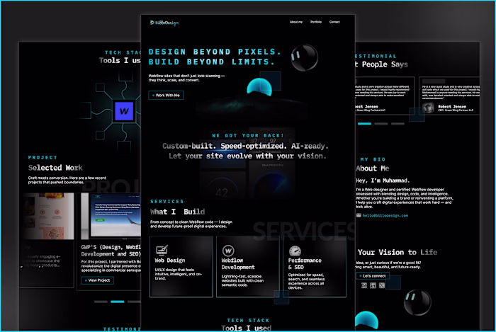 BilloDesign: A Living Portfolio Experience