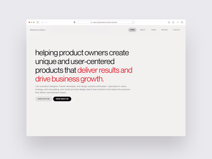 Responsive Portfolio Design and Development