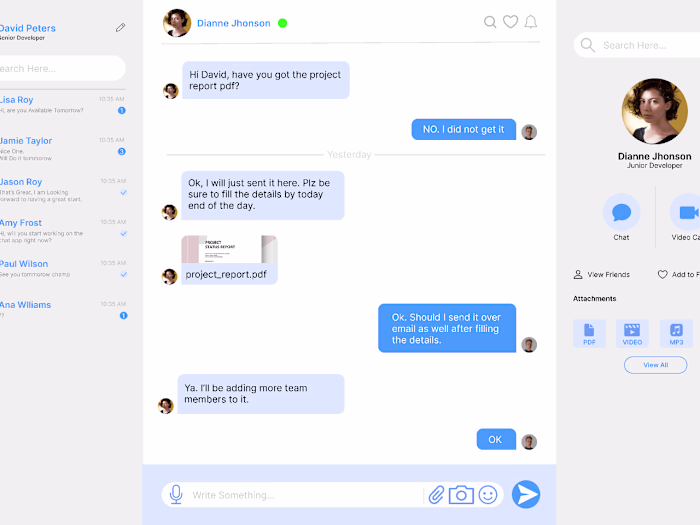 A Realtime Chat Application