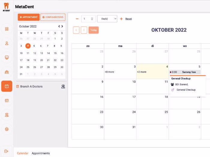 MetaDent. A comprehensive dental management system