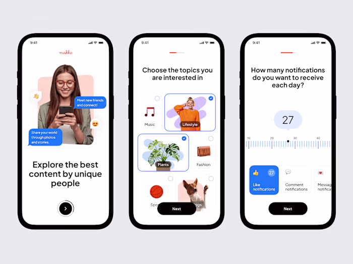 Social media management app
