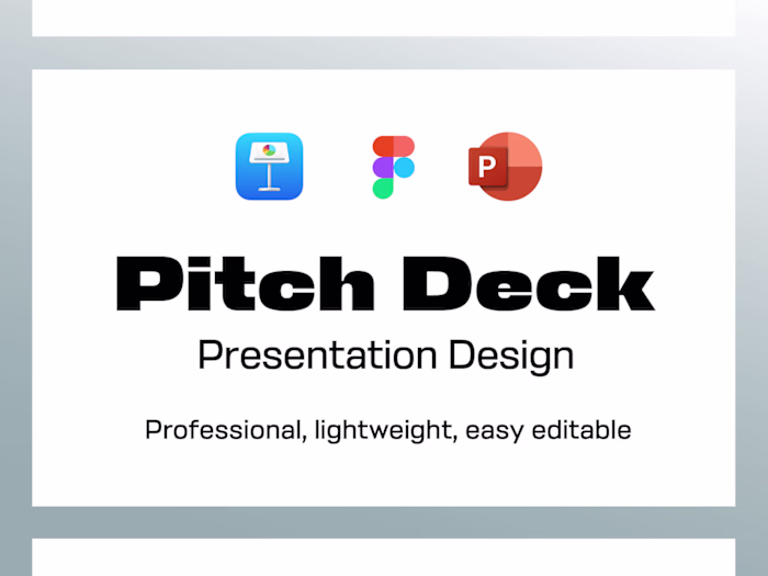 Pitch Deck / Presentation Design