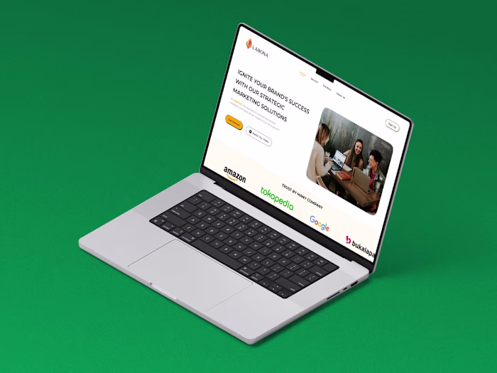 UI/UX Design - Agency Website 