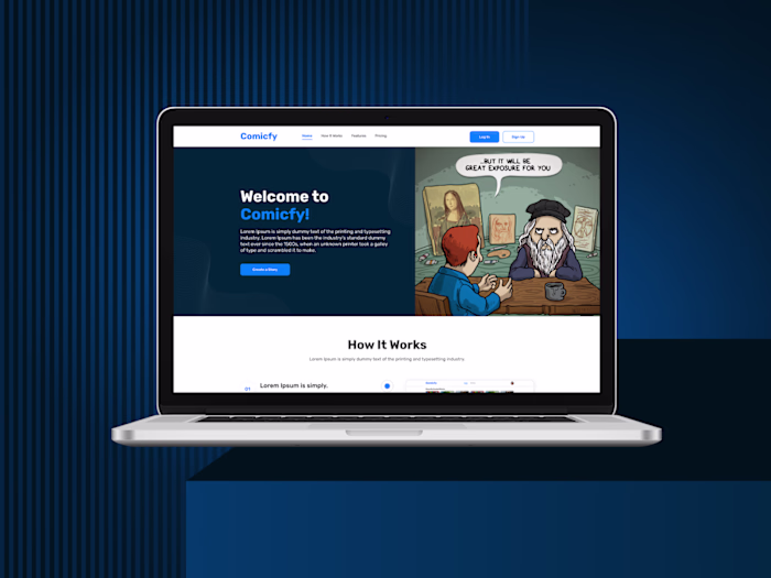 Comicfy AI | AI-powered Website Design | SaaS