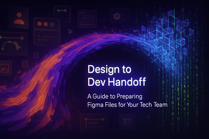 Design to Dev Handoff: A Guide to Preparing Figma Files for Your Tech Team
