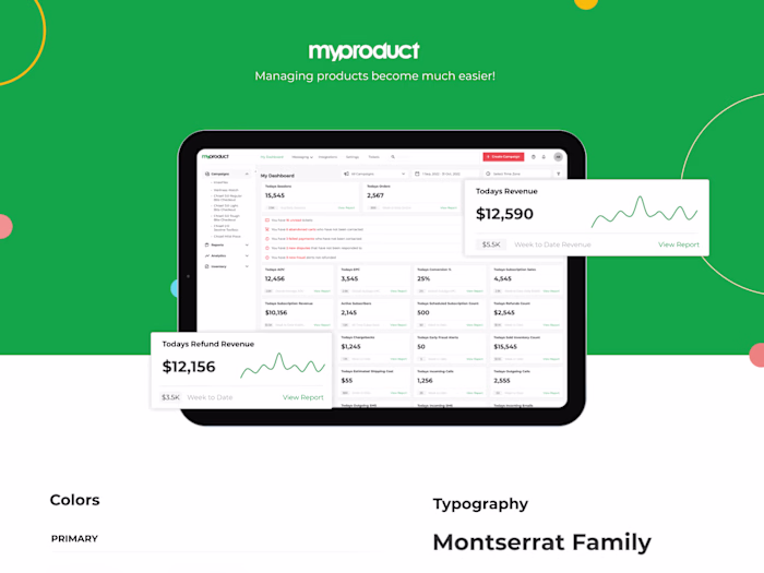 My Product - UX/UI (SaaS)