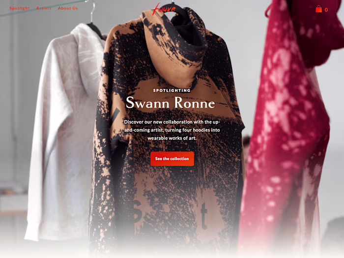 Strategy, identity, website for clothing brand