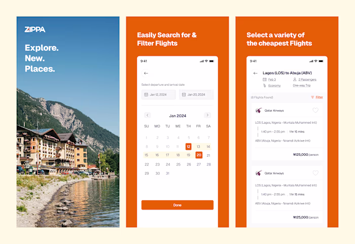 Zippa Travel - Flight & Hotel Booking || Mobile & Web App