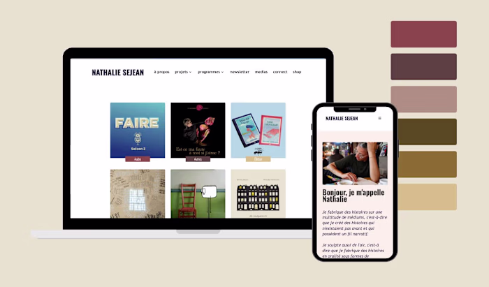 Website Design + Rebranding | Storyteller & Artist