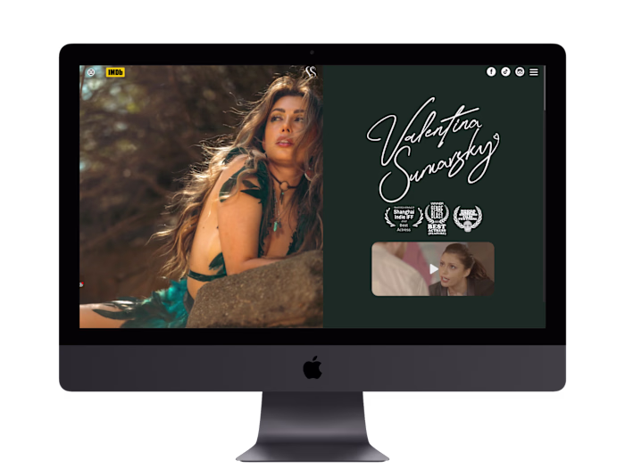 LA actress website design