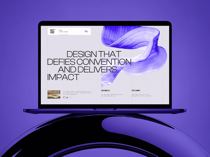 Brutalism Agency Website Design