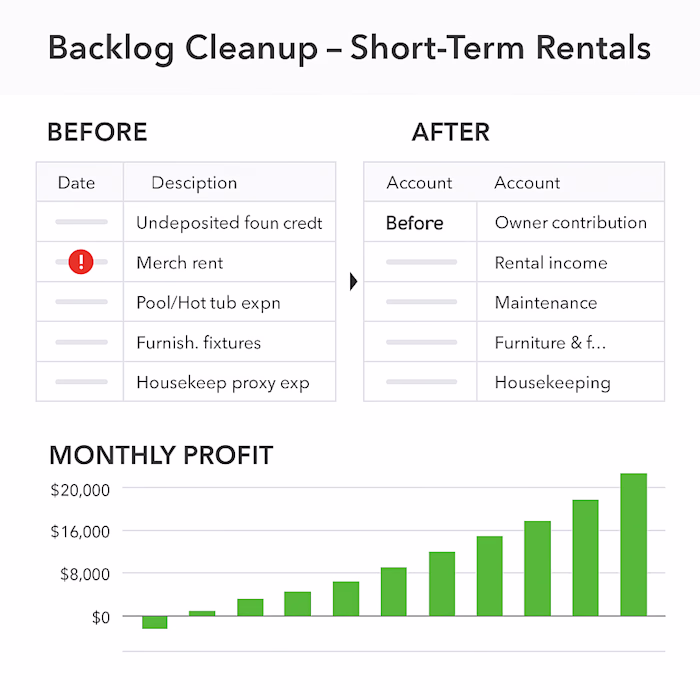 Cleared a year of uncategorized Airbnb transactions