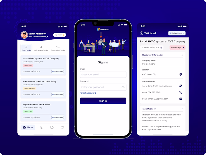 Mobile Application For Field Technicians