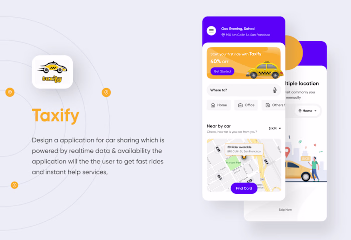 Ride Share mobile app