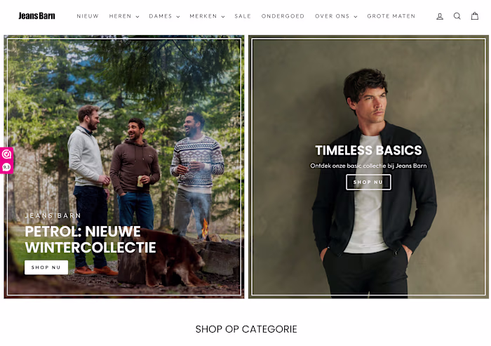 Shopify 2.0 Webshop for Jeans Barn