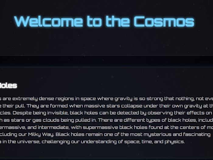 Exploring Cosmic Phenomena