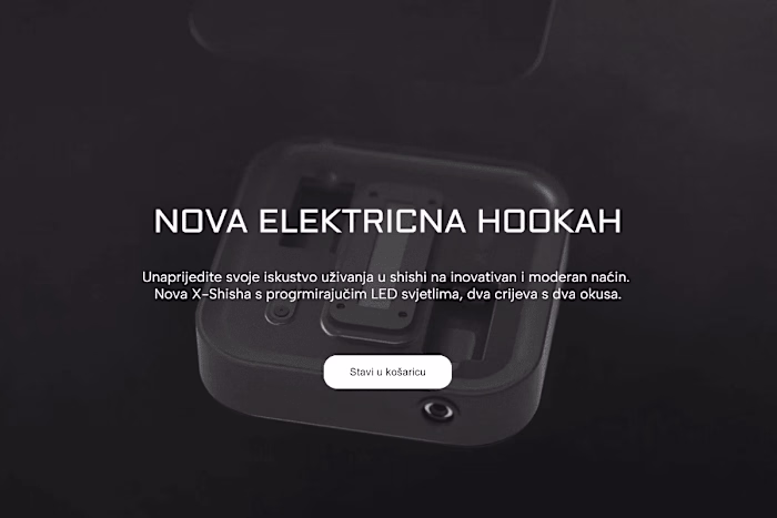 X-Shisha - Landing Page In Development (Framer)