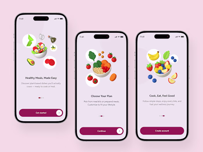 Mobile App Onboarding Screen Design