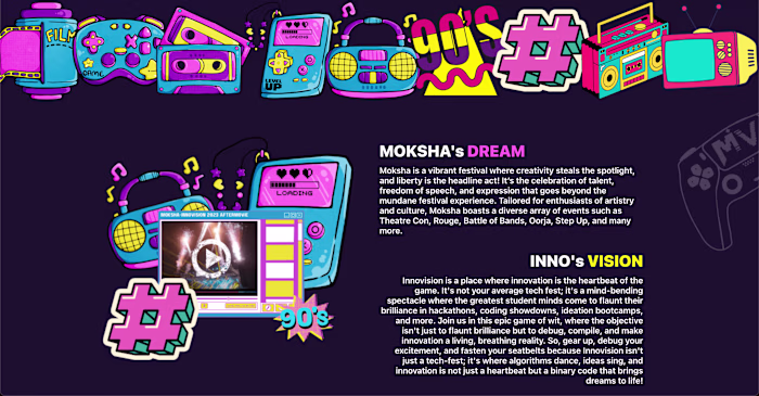 Moksha-Innovision web app