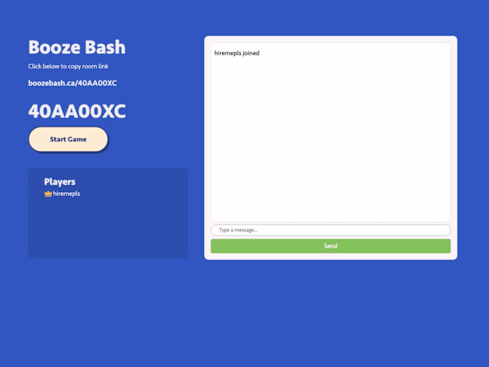 Full Stack Party Mini Games App
