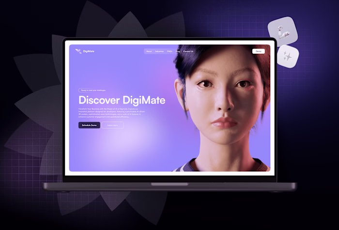Digimate: B2B SaaS Platform for Digital Human AI Interactions