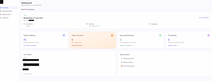 Fast Track Booking App – London Heathrow Airport