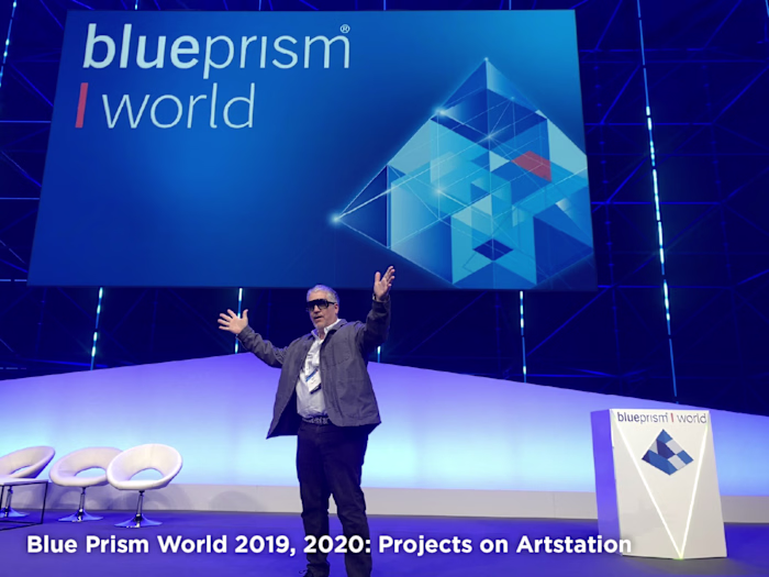 Blue Prism World Event Rebranding
