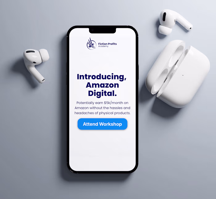 Education Web design on Webflow | Fiction Profits Academy