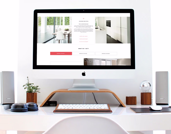 Interior Designers - website concept