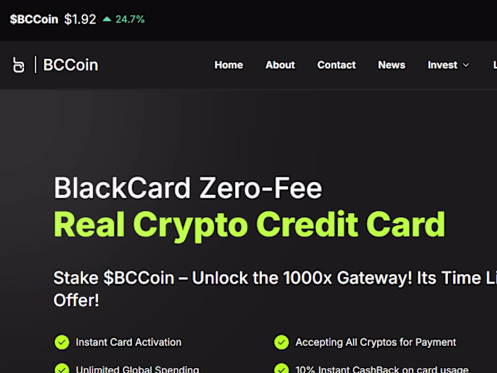 BlackCardCoin | Home