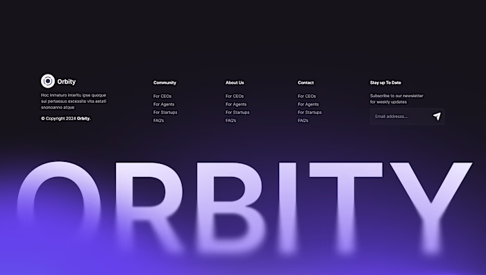 Footer 🔥