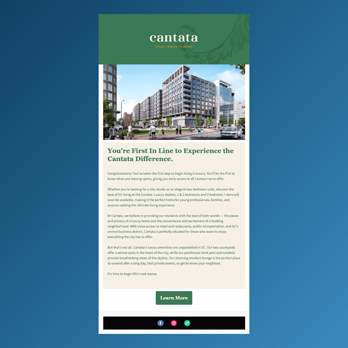 Cantata | Email Marketing for Small Businesses