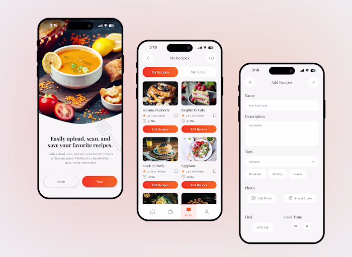 Recipe App Design