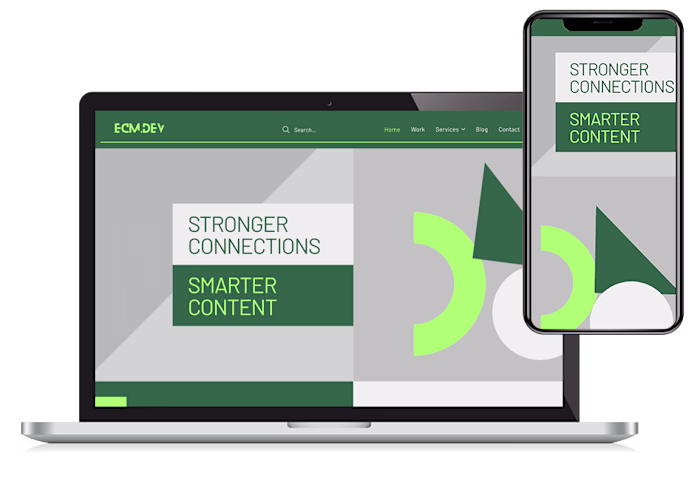 Bold and Stylish Website for ECM.DEV