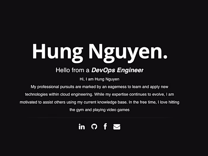 Hung Nguyen | DevOps Engineer