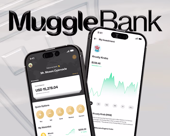Muggle Bank Brand Identity - Fintech & Crypto
