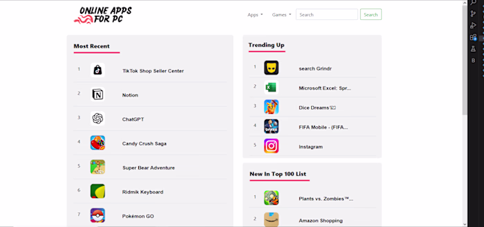 Apps Info using Selenium/Laravel and Bootstrap