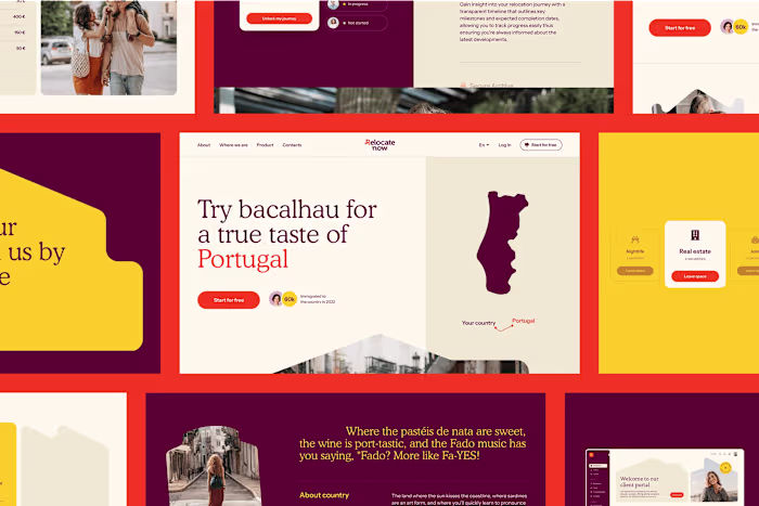 Relocatenow - Branding & UI/UX