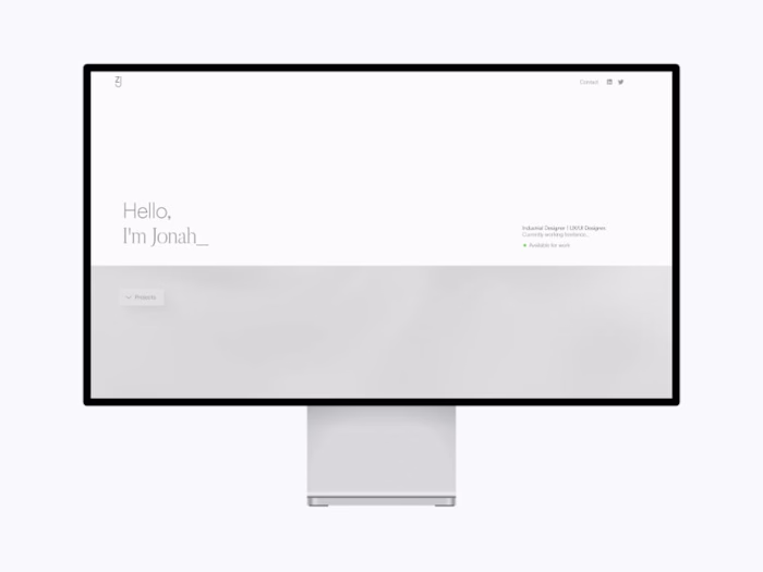 Portfolio Website | Design & Framer 