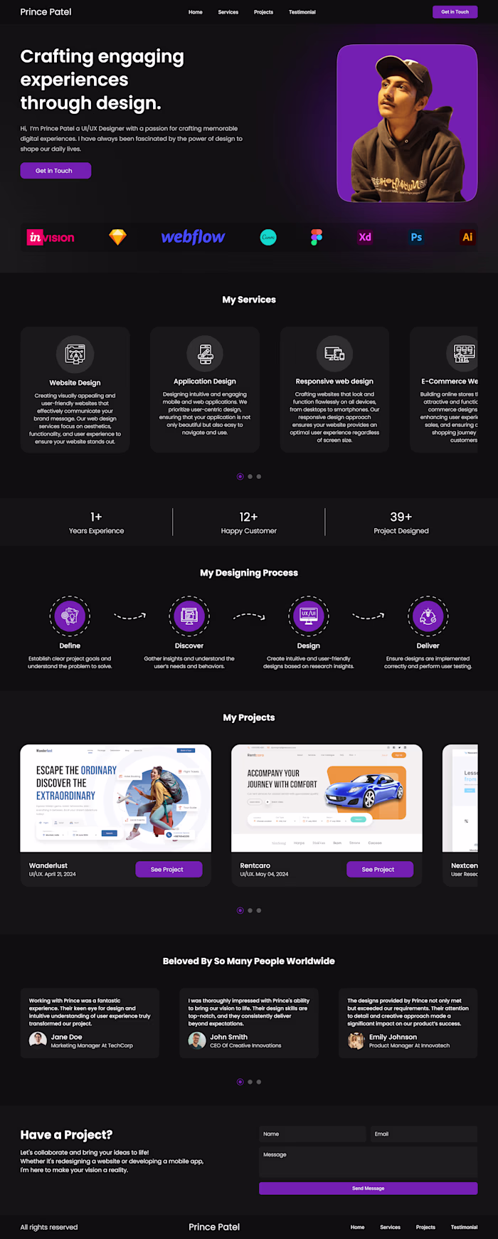 Personal Portfolio Website
