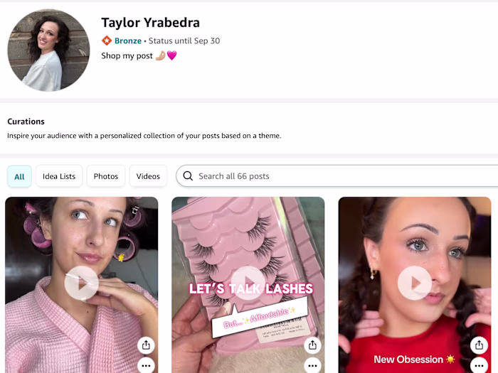 Taylor Yrabedra’s Amazon Page