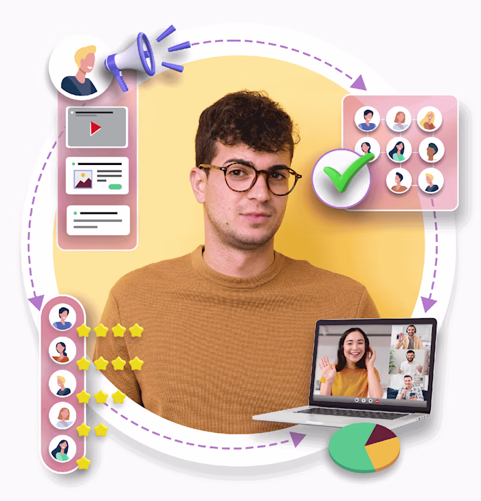 Animated photo composing